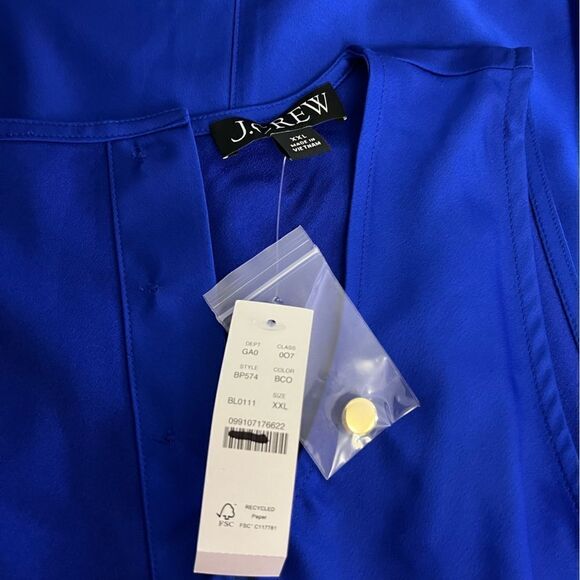 J. Crew Sleeveless shell top in everyday crepe NWT Size XXL - Picture 8 of 9